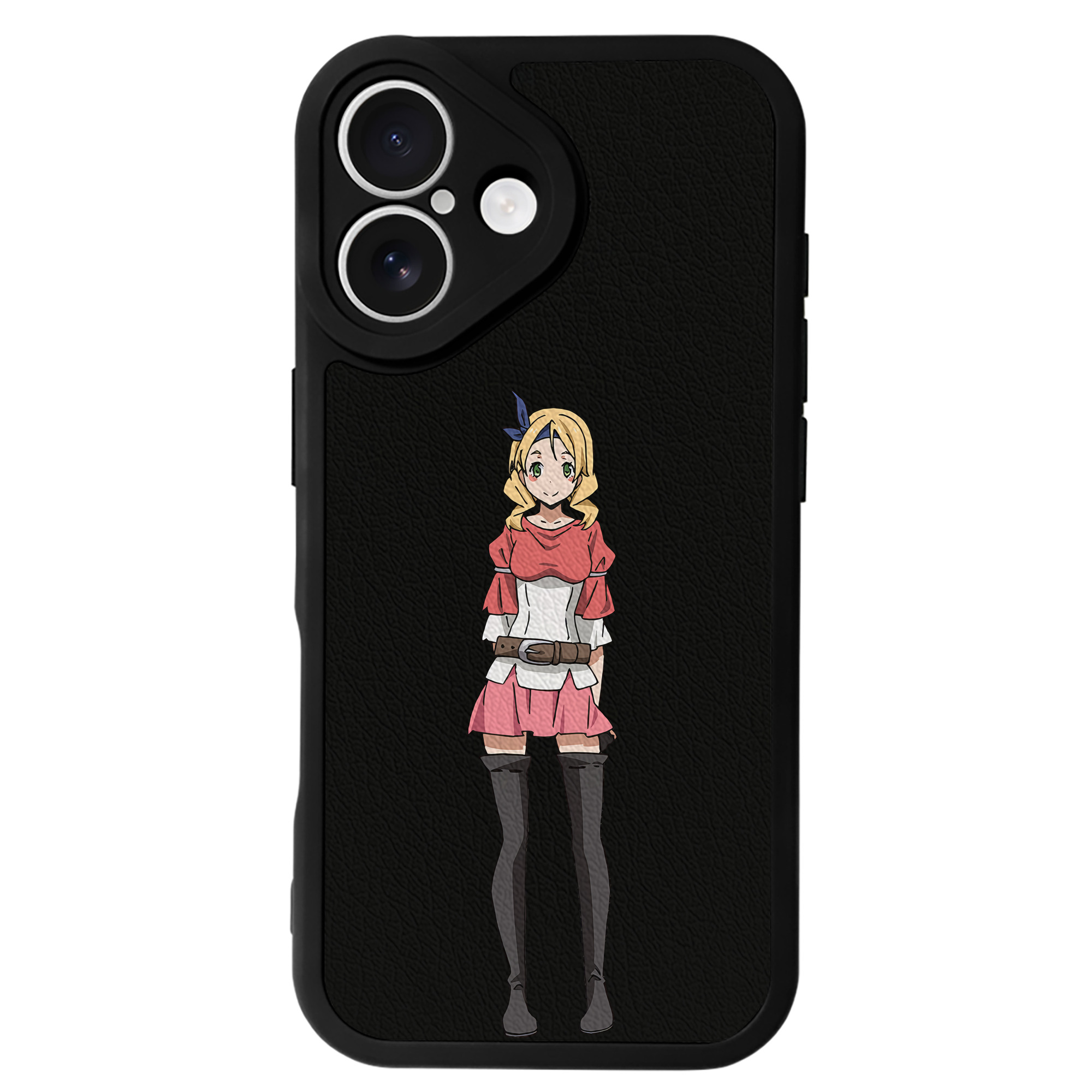 （画像用） 転スラ Regarding Reincarnated to Slime 【iPhone 16シリーズ対応】シリコンスマホケース（レザー調） 材質：シリコン